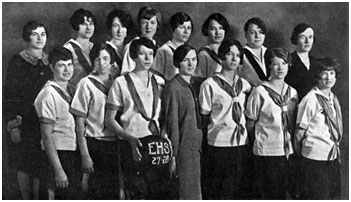 1927-28 Southside Girls Basketball Team